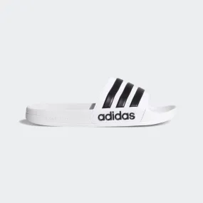 adidas ADILETTE SHOWER Rubber Slides | White-Black | Men's