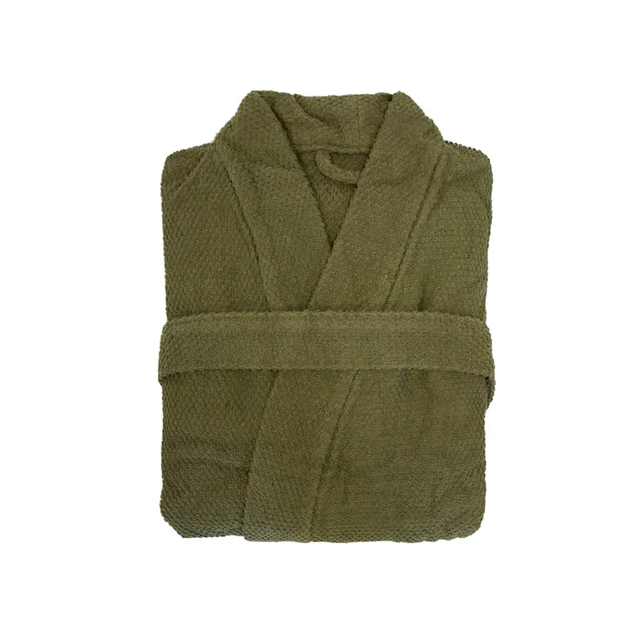 Angove Cotton Bathrobe Olive