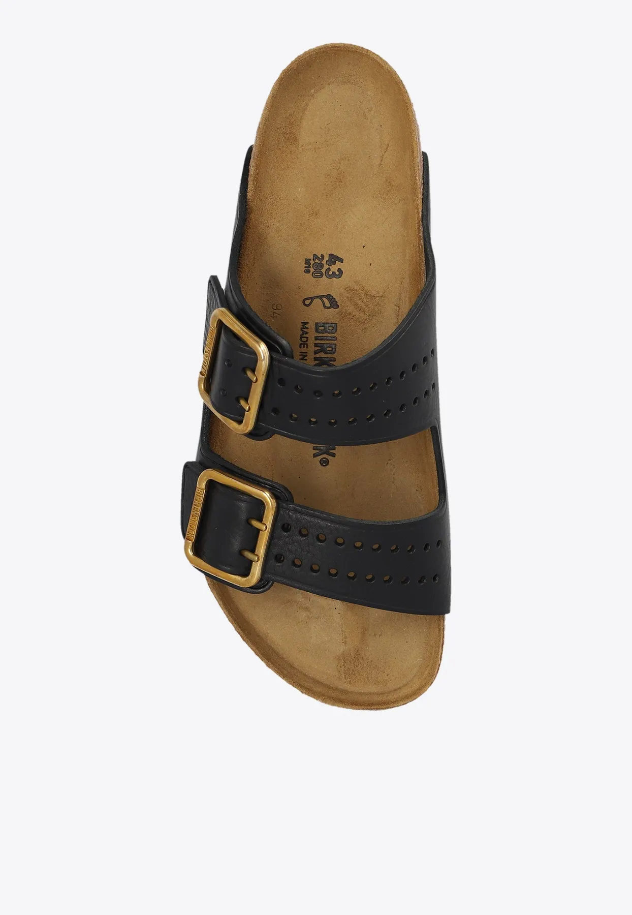 Arizona Bold Two-Strap Leather Slides