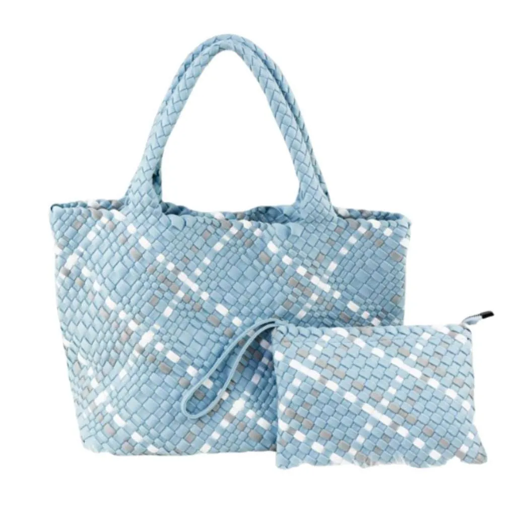 Bag and Bougie Woven Tote