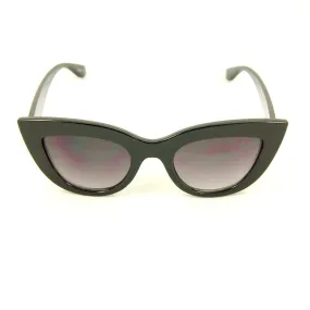 Black Bold Cateye Sunglasses