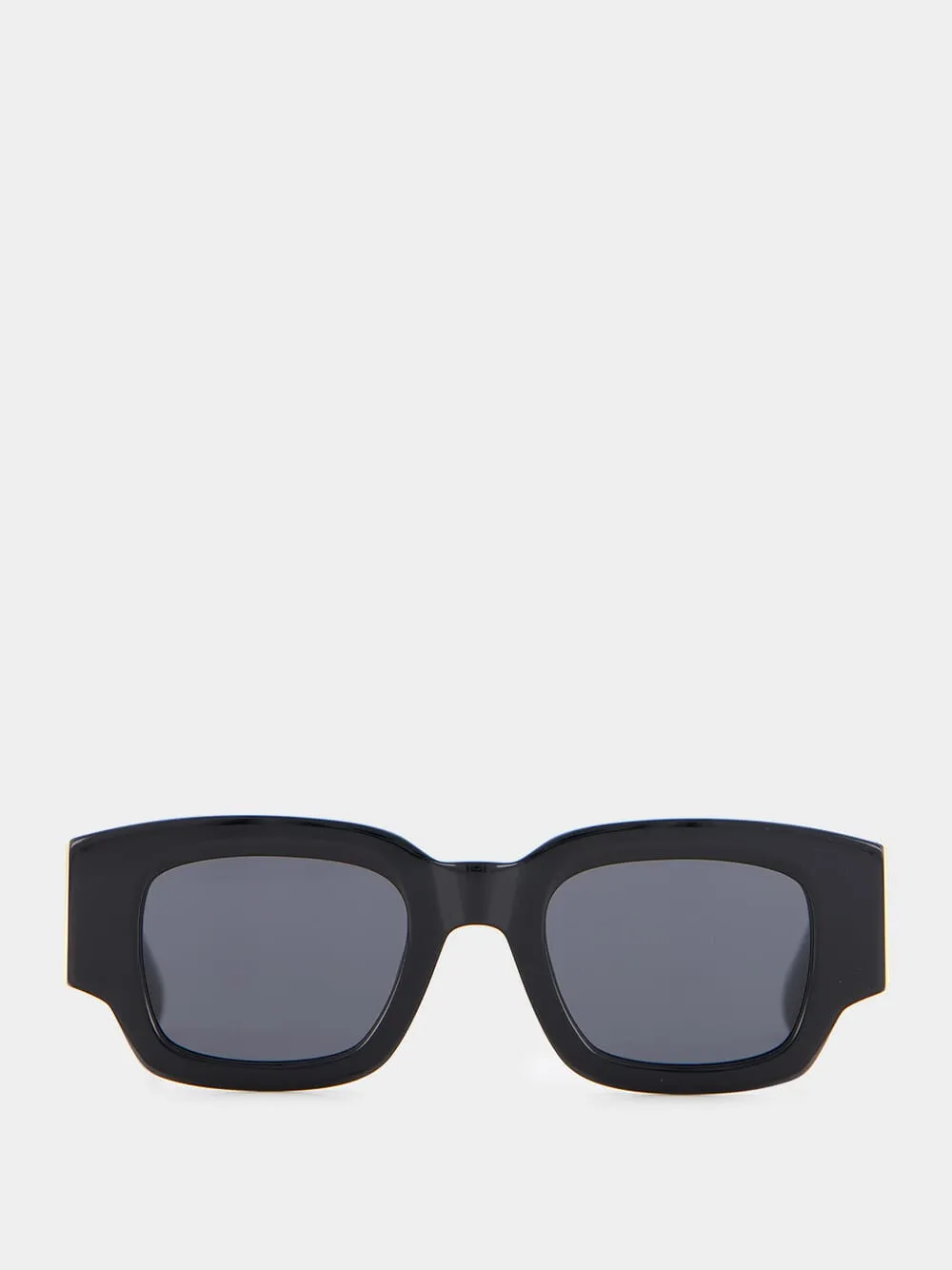 Black Square-Frame Sunglasses