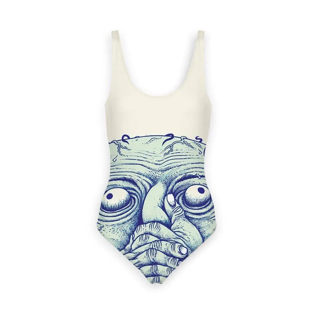 Breathing is a Hoax Women's One Piece Swimsuit