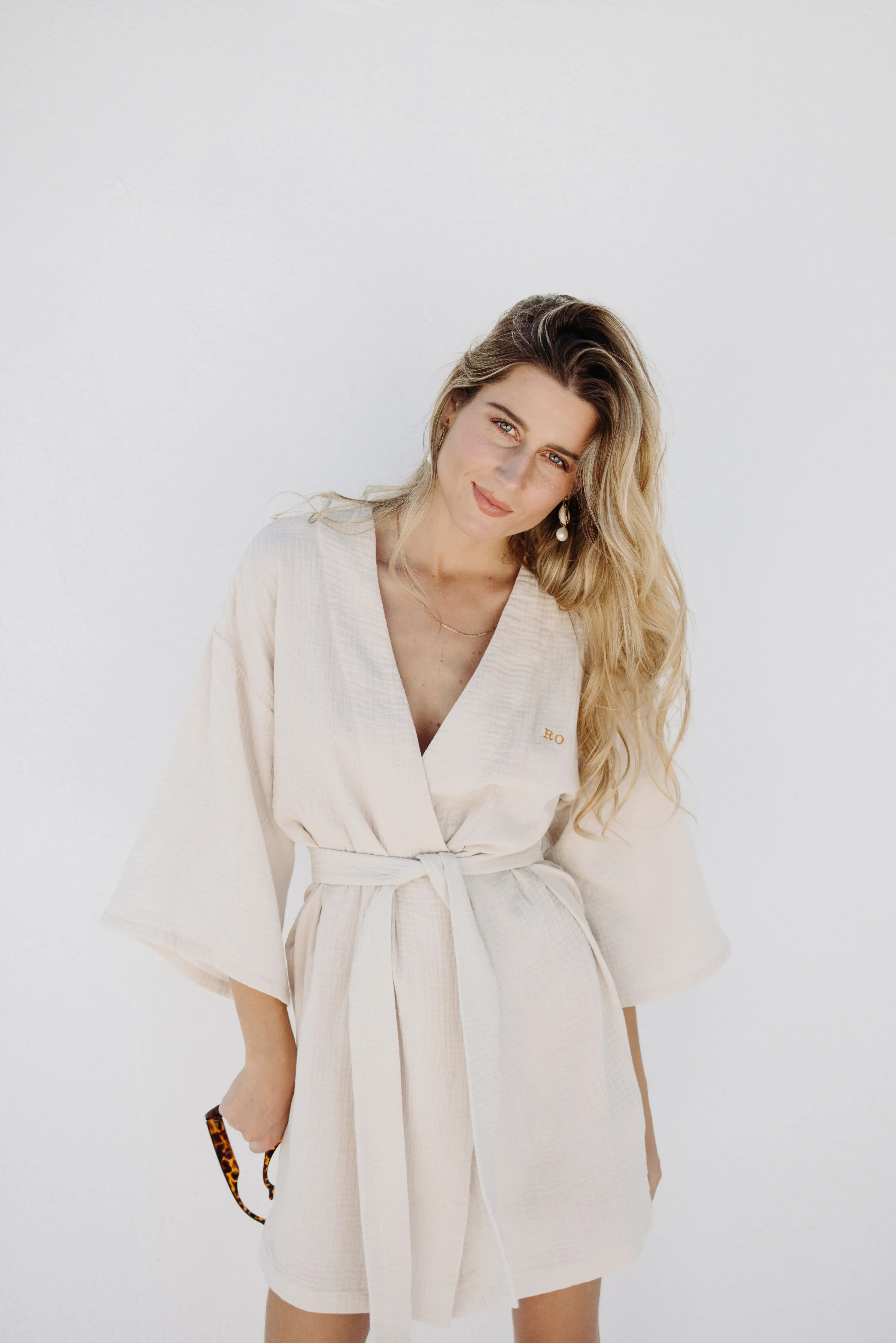 Camillo Bubble Wrap Robe - Nude