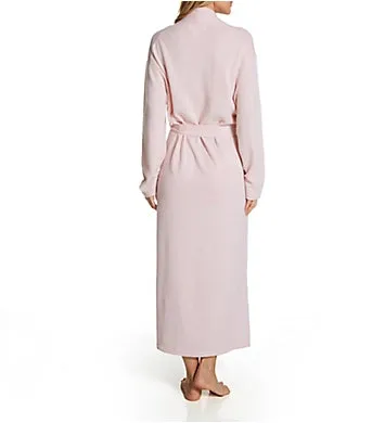 Cashmere Long Duster Robe in Mouline Pink