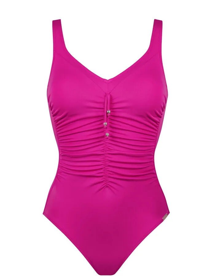 Charmline Nos Uni Ruched V-Neck Fullpiece