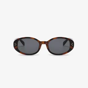 Classic Oval Tortoise Shell Sunglasses – Chic and Timeless Sun Protection