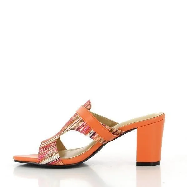 Dalessi Pinta Orange & Multi Colour Slides