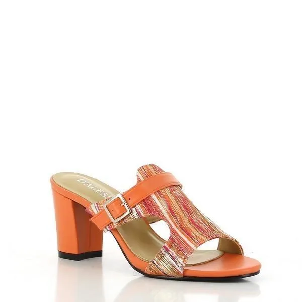 Dalessi Pinta Orange & Multi Colour Slides