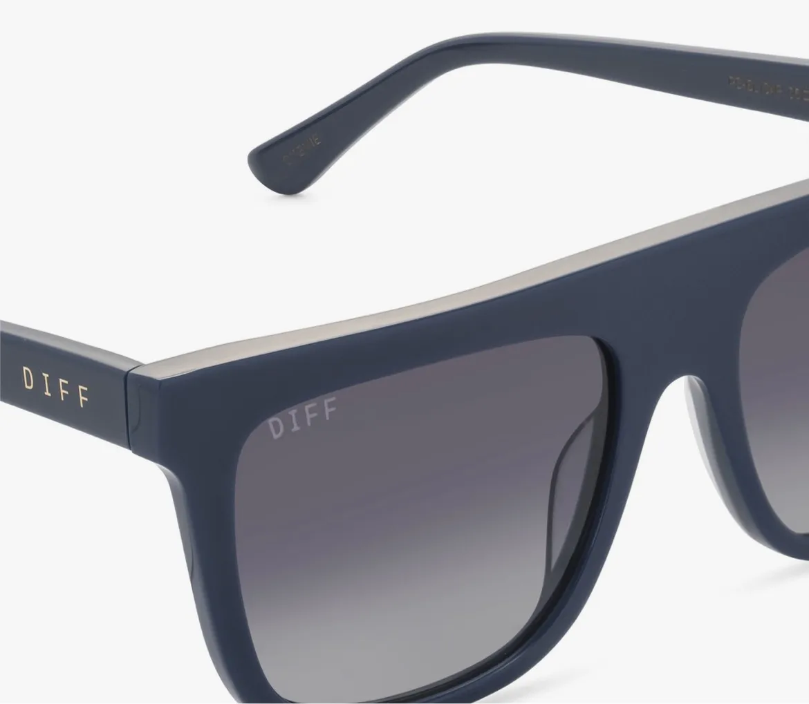 DIFF Stevie Sunglasses - Poseidon   Blue Gradient Lens   Polarized