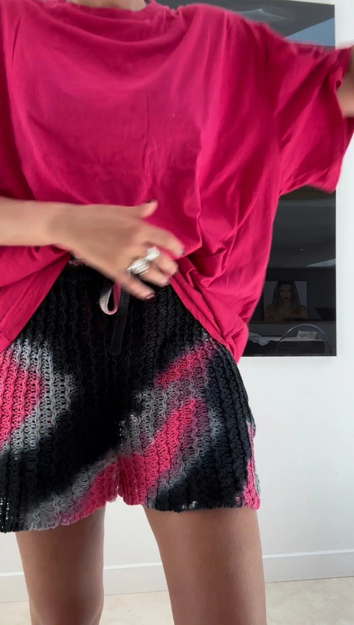 Dye Textured Shorts