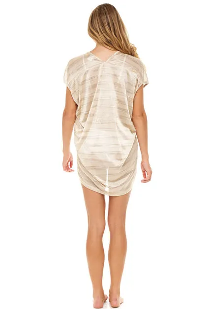 Elif Scoop Neck T-shirt Dress