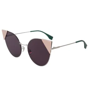 Fendi Lei Round Sunglasses FF0190S 010 OM 57
