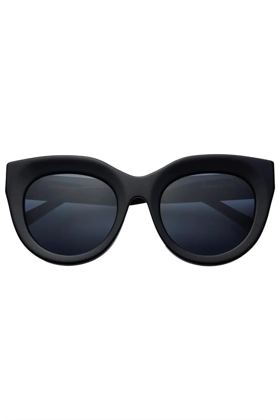 Freyrs Charlotte Acetate Cat Eye Sunglasses - Black
