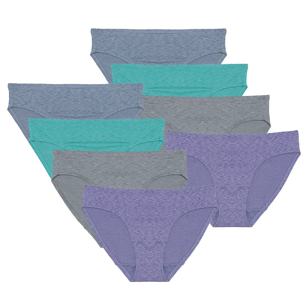 Fruit of The Loom Ladies 8 Pack Tag Free Dream Flex Bikinis