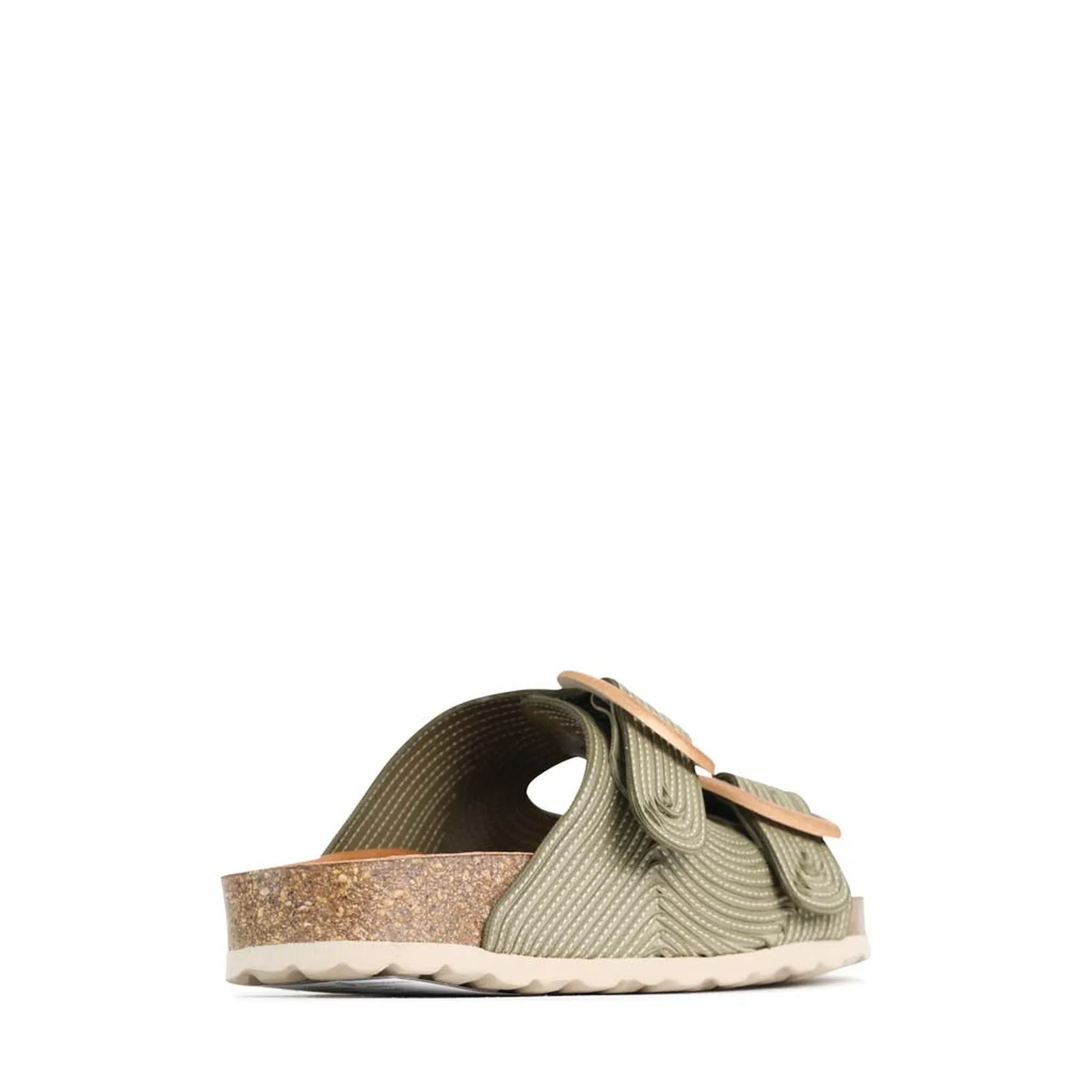 GIANA LEATHER SLIDE SANDALS