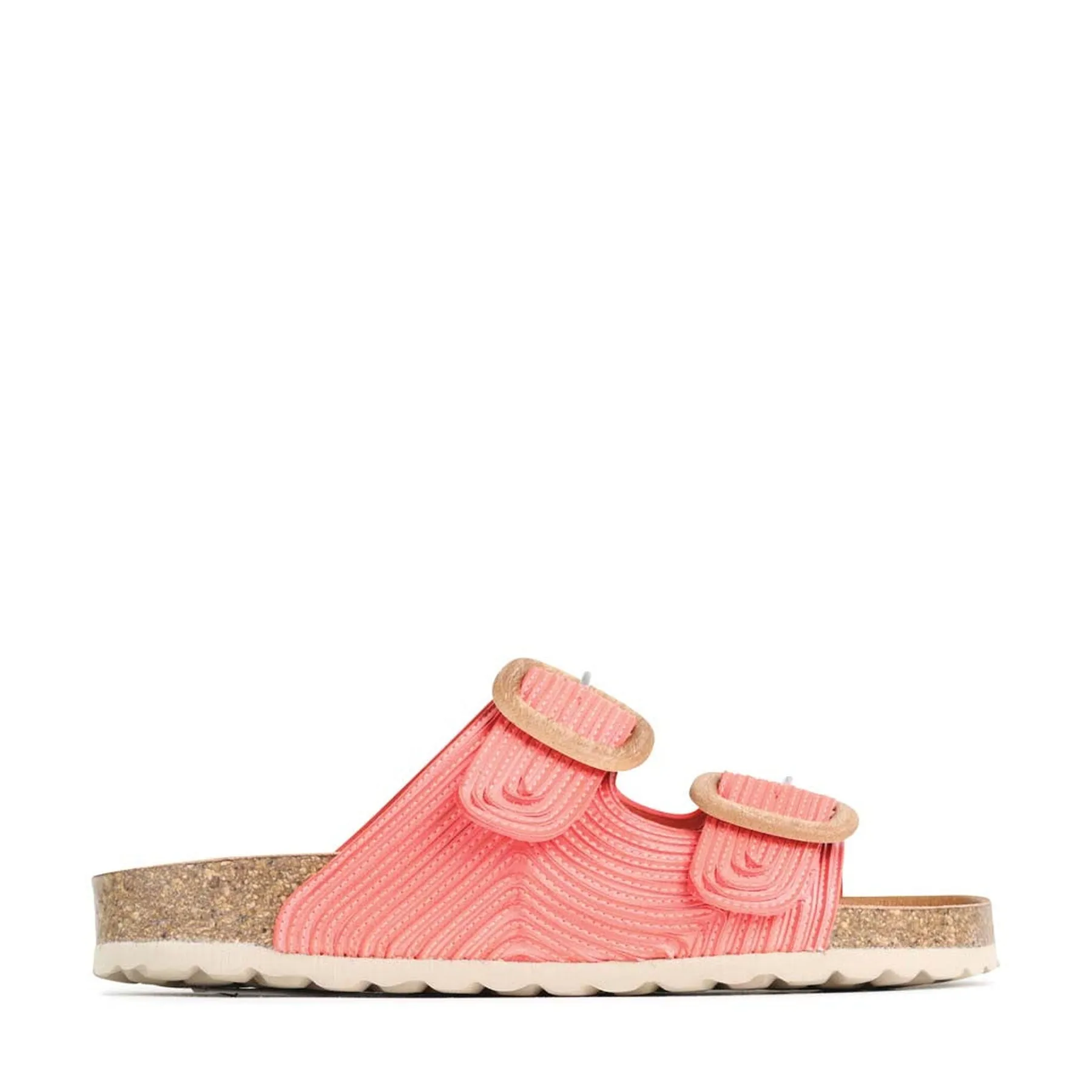 GIANA LEATHER SLIDE SANDALS