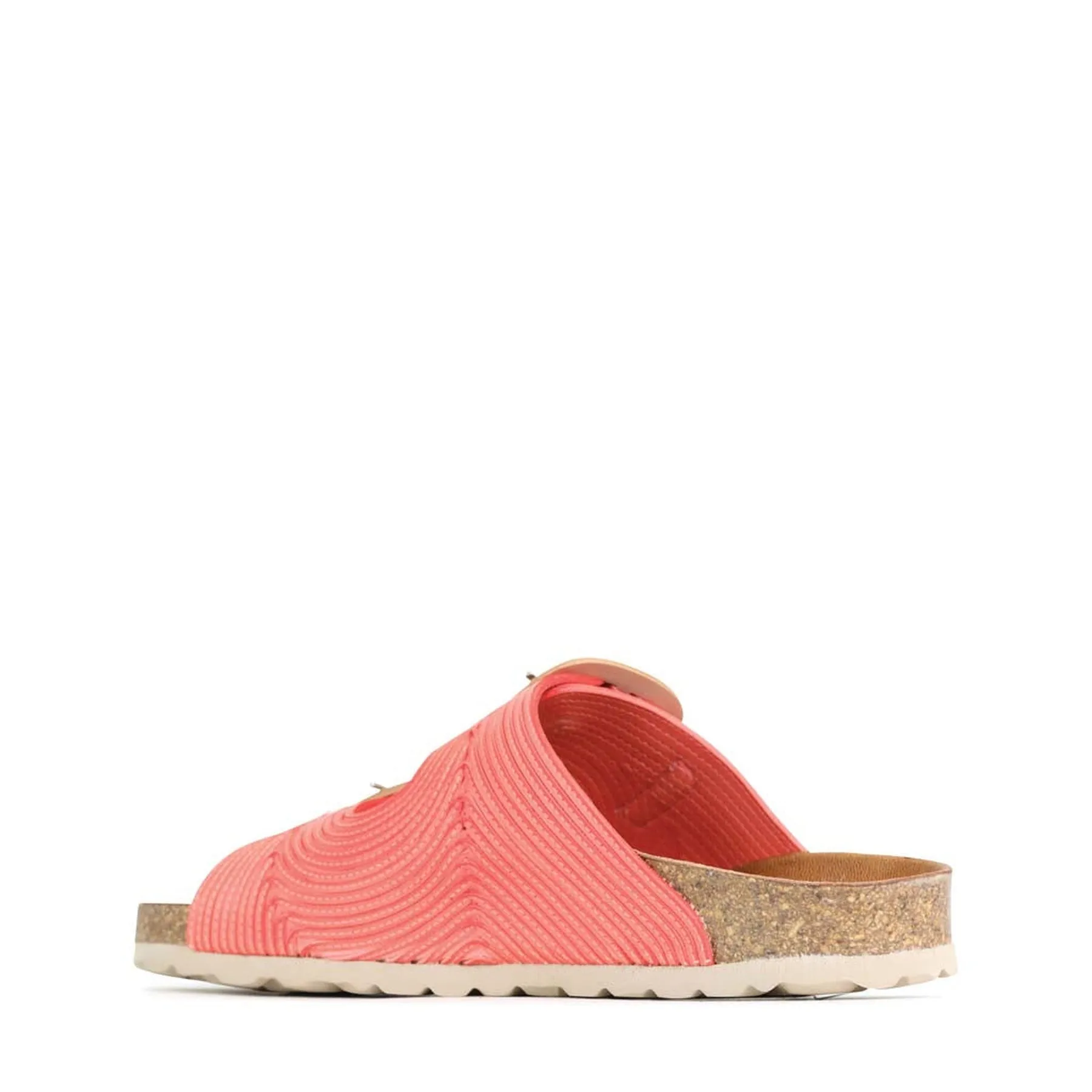 GIANA LEATHER SLIDE SANDALS