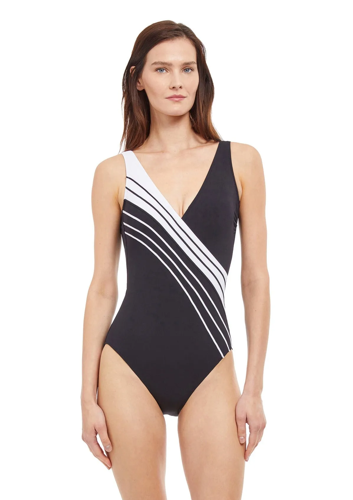 Gottex Simple Elegance V-Neck Fullpiece