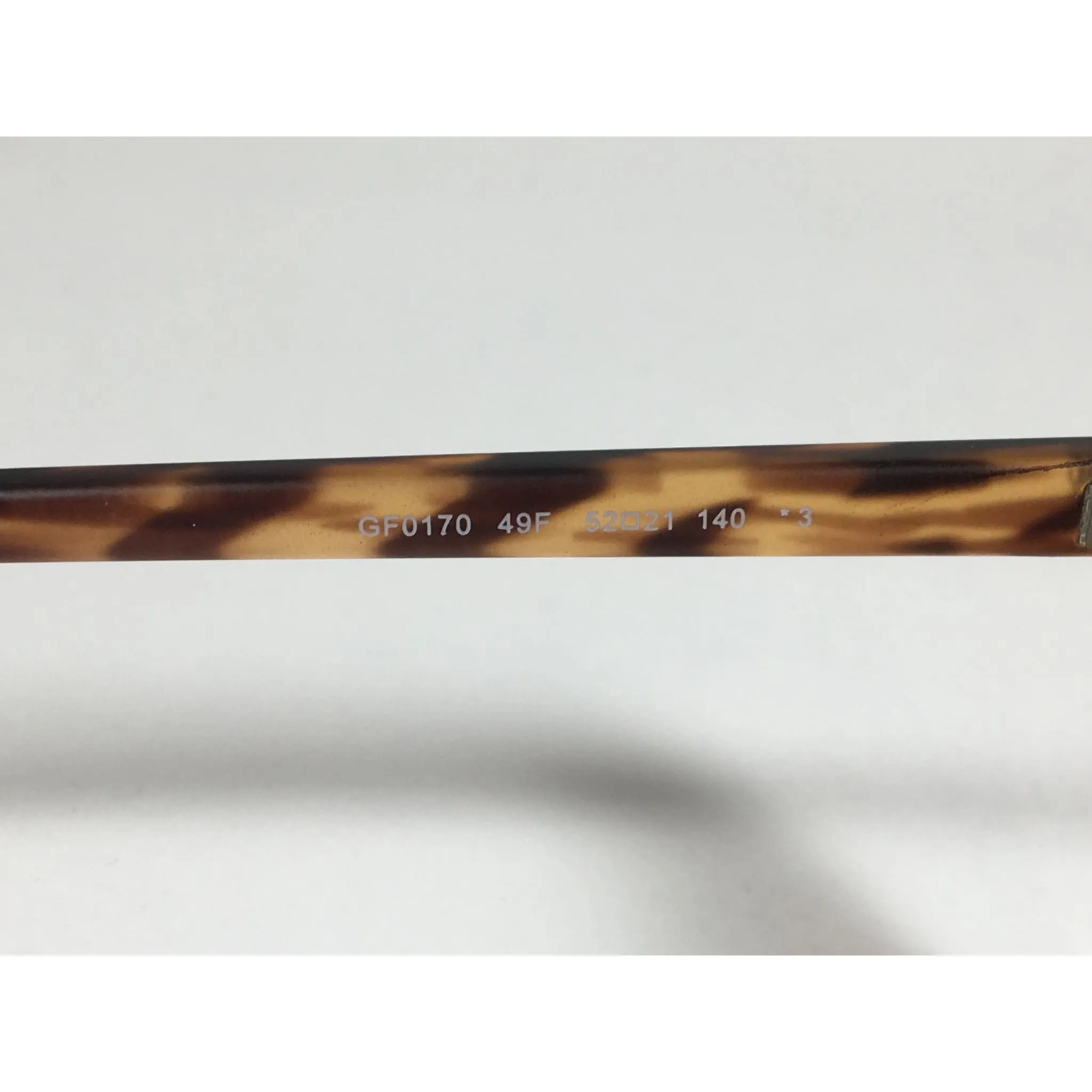 Guess Square Club Sunglasses Brown Wood Havana Frame Brown Gradient Lens GF0170 49F