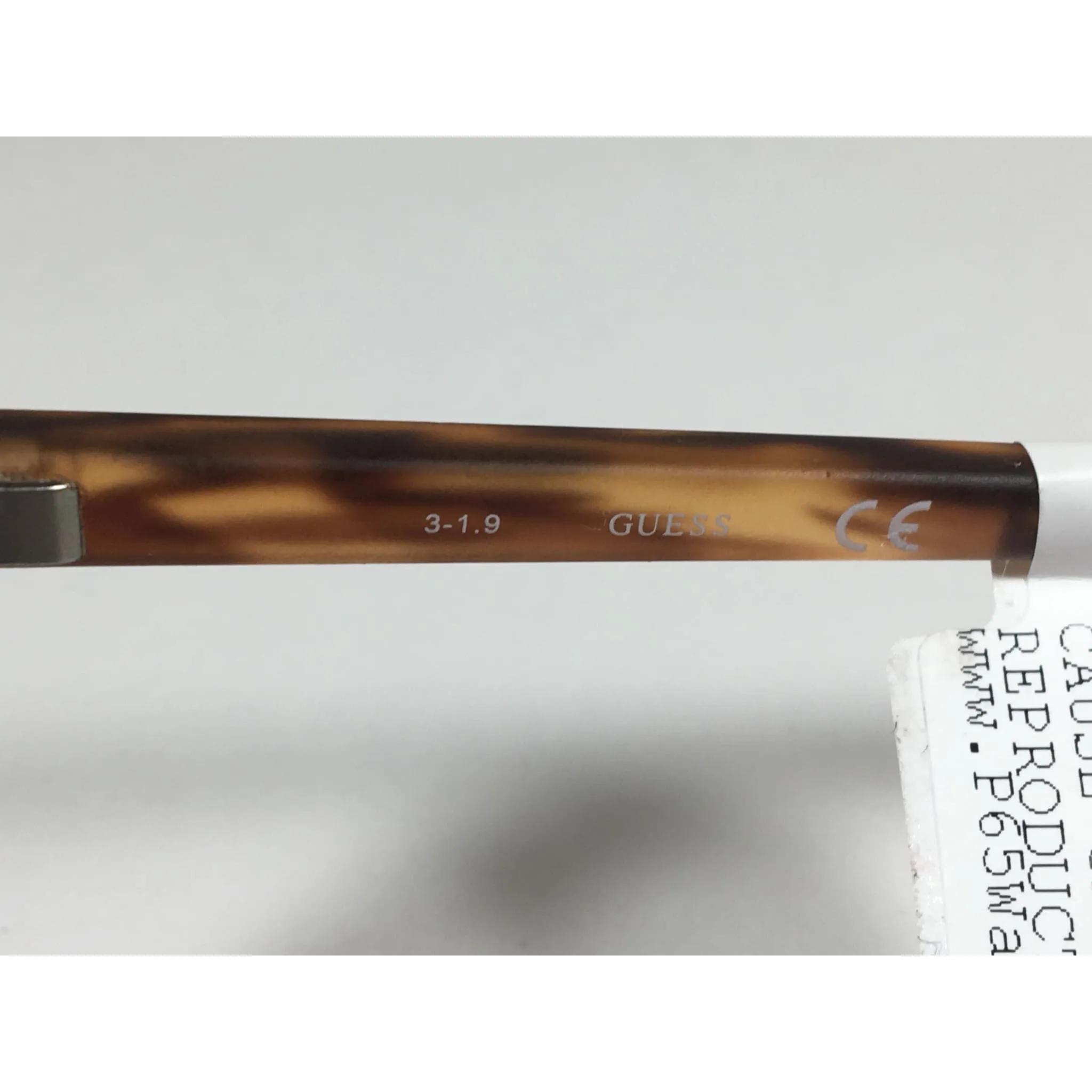 Guess Square Club Sunglasses Brown Wood Havana Frame Brown Gradient Lens GF0170 49F
