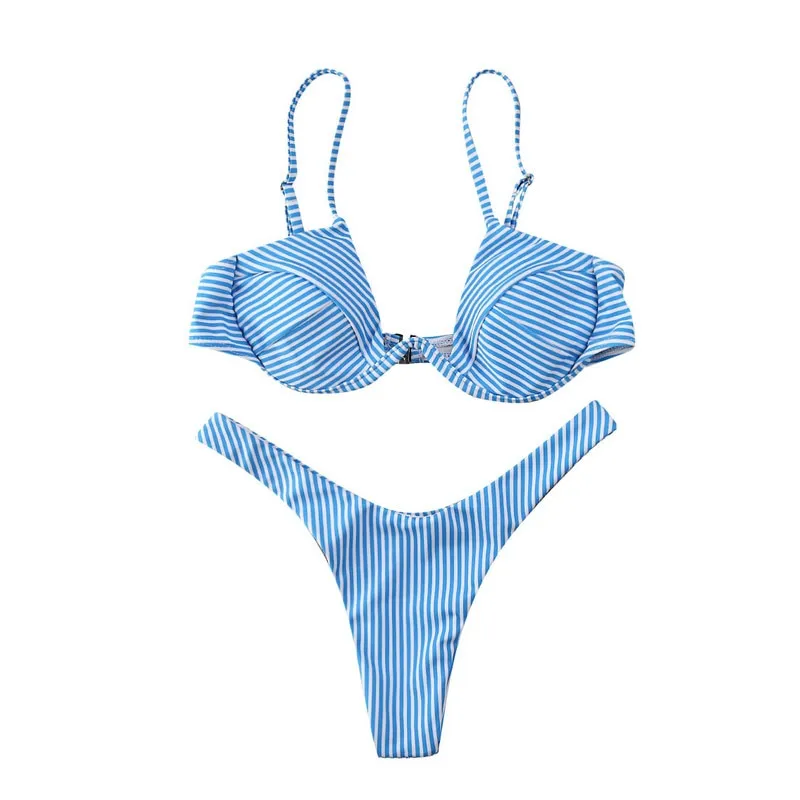 Hot Simple Mid Rise Thong Bottom Bikinis