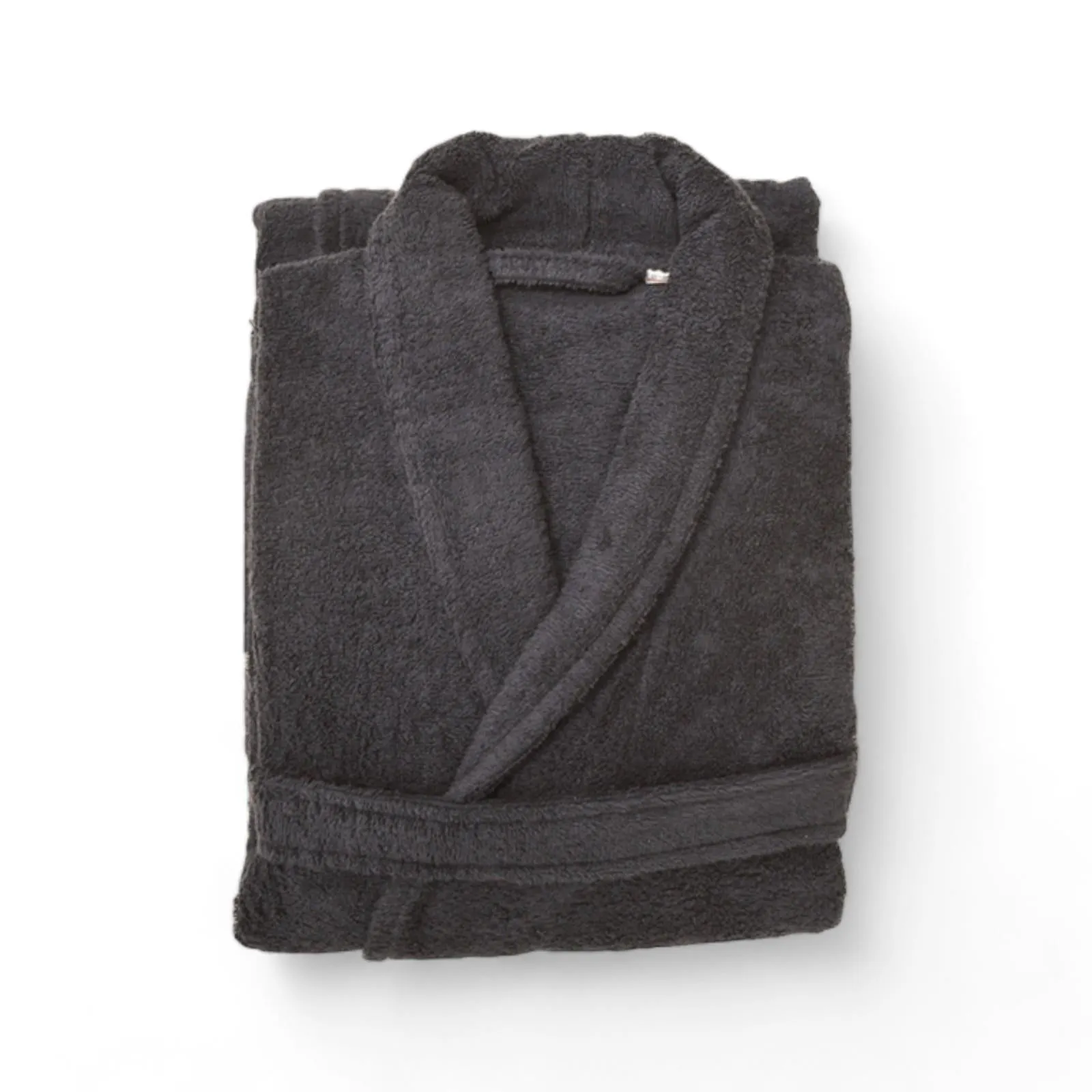 Hotel Luxury Towelling Bathrobe Charcoal