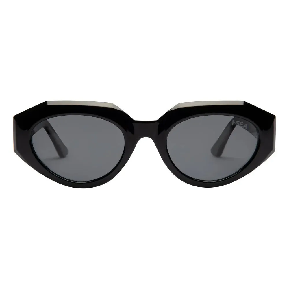 I-SEA - HANNA SUNGLASSES CAVIAR SMOKE