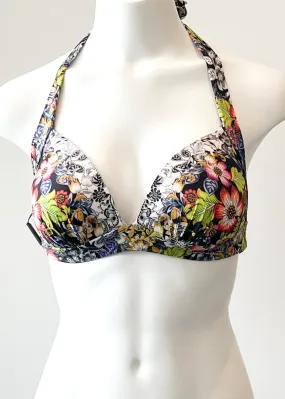 Jets Intricacy Molded Halter Bikini Top
