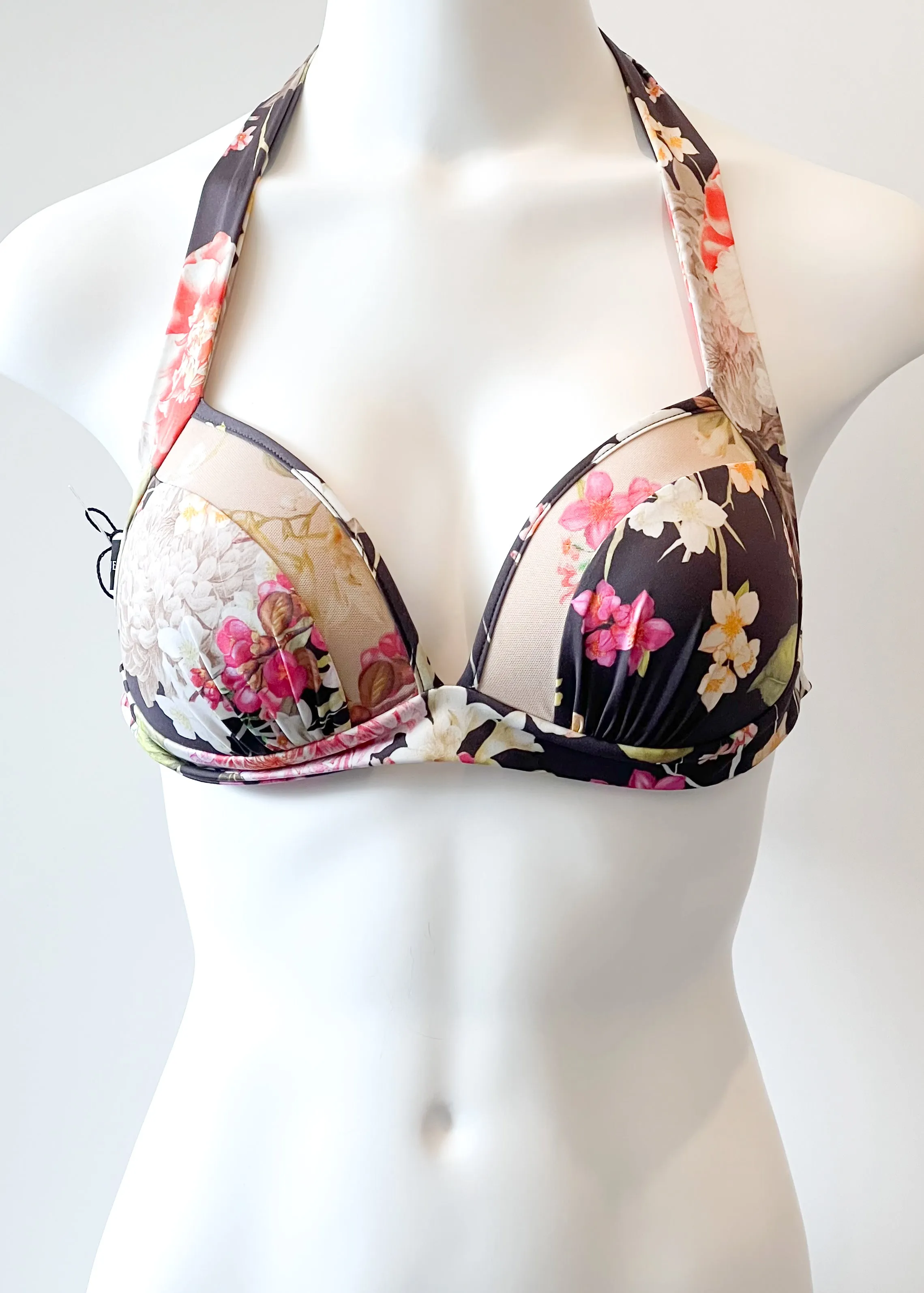 Jets Mid-Summer 50's Molded Halter Bikini Top
