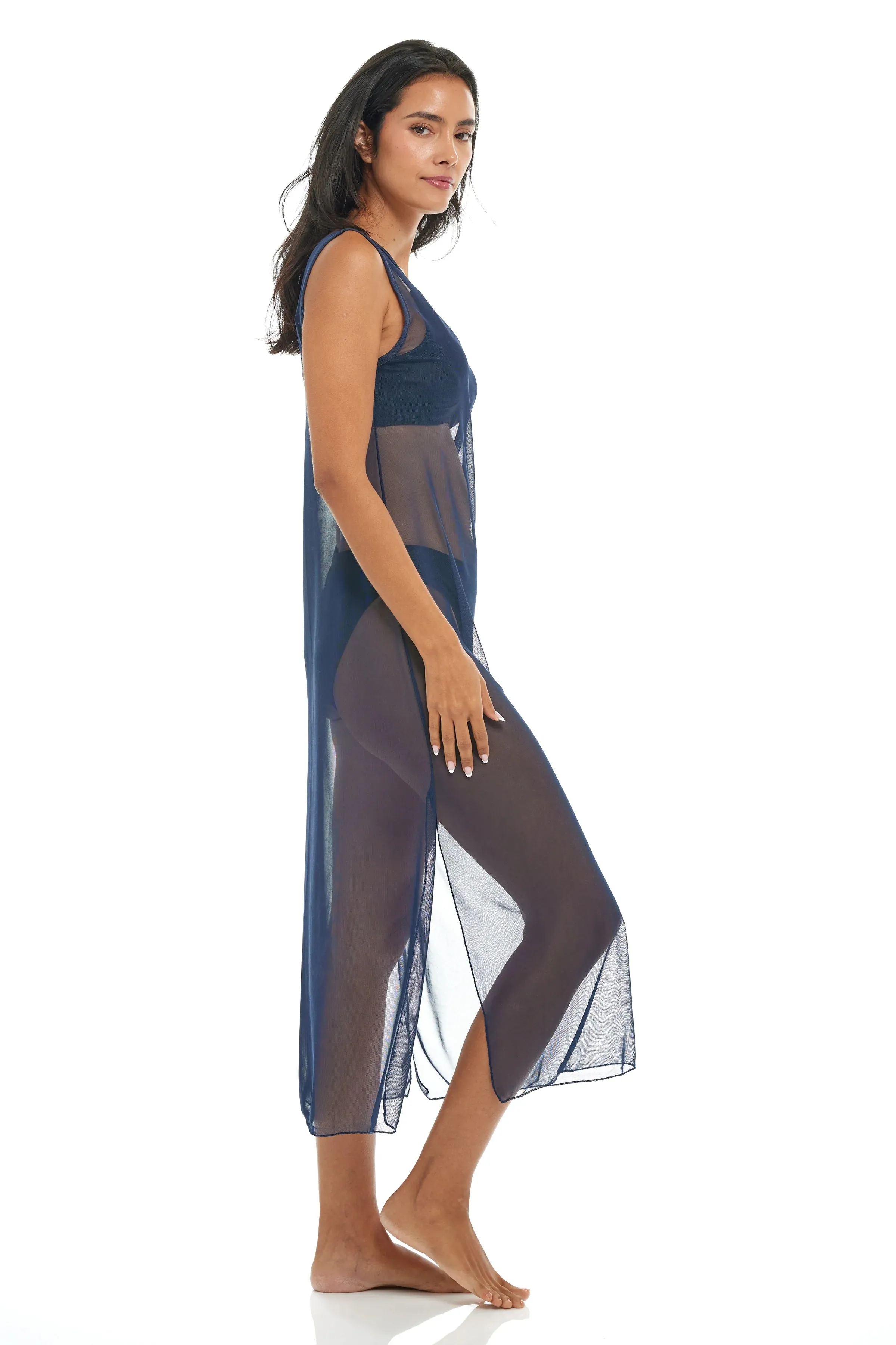 Jordan Taylor Power Mesh Tank Maxi Dress