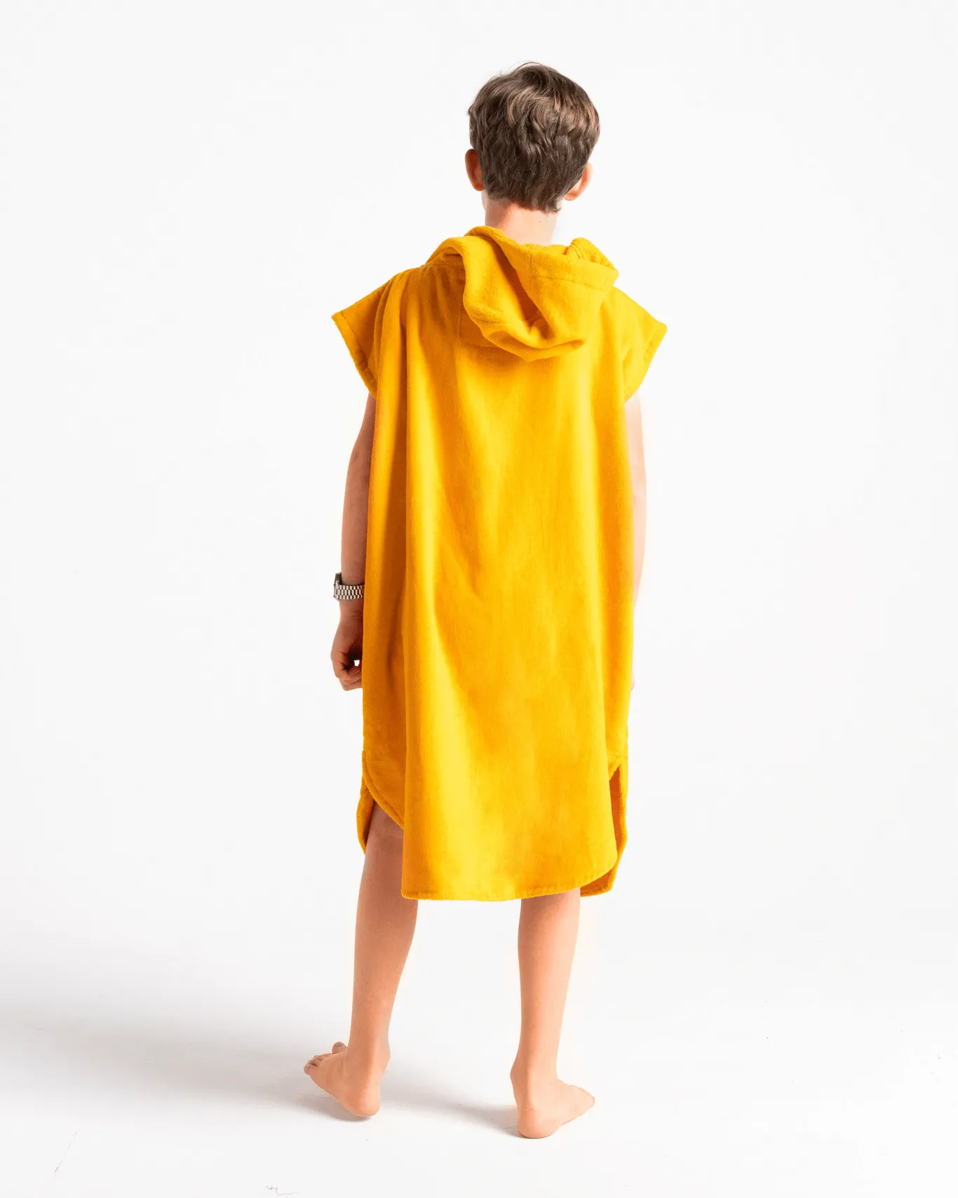 Junior Original-Series Short Sleeve Changing Robe in Saffron