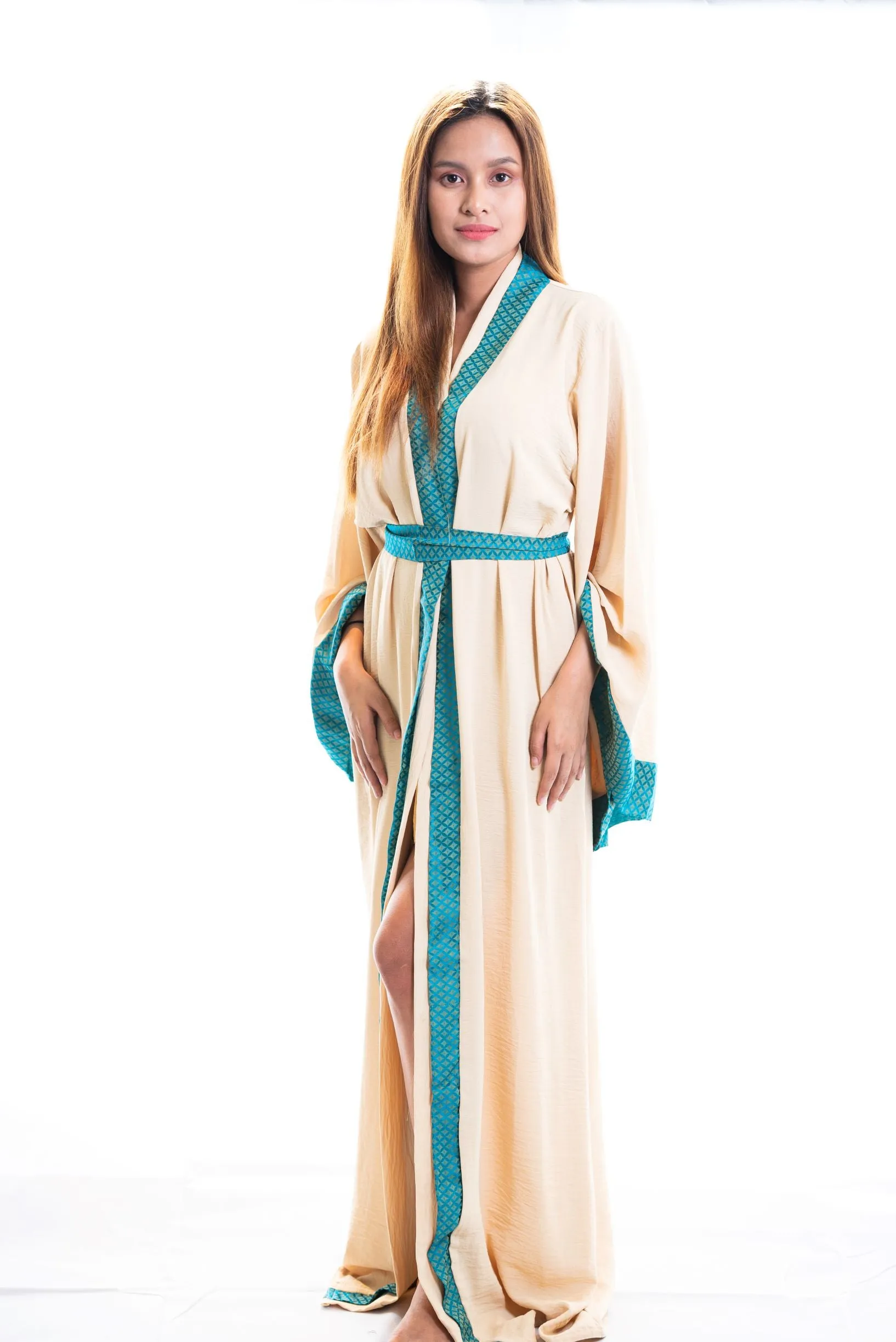 Kiara cotton kimono robe