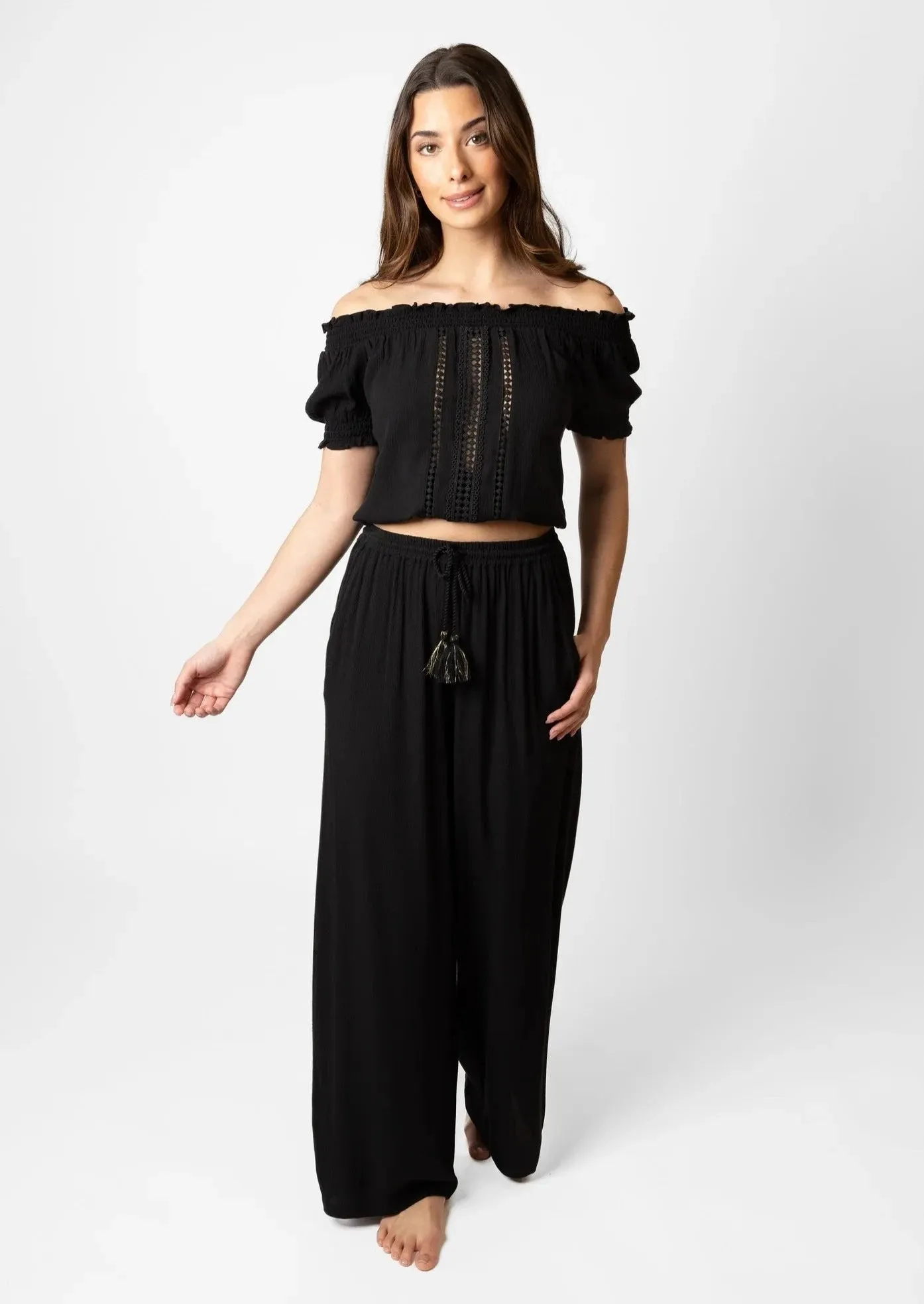 Koy Resort Miami Tie Front Pant