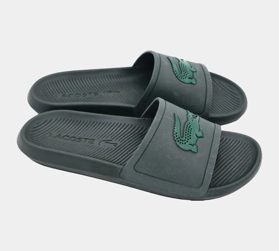 Lacoste Croco Slides 319 CMA 7-38CMAA0034DQ1 GREEN UK 7-10