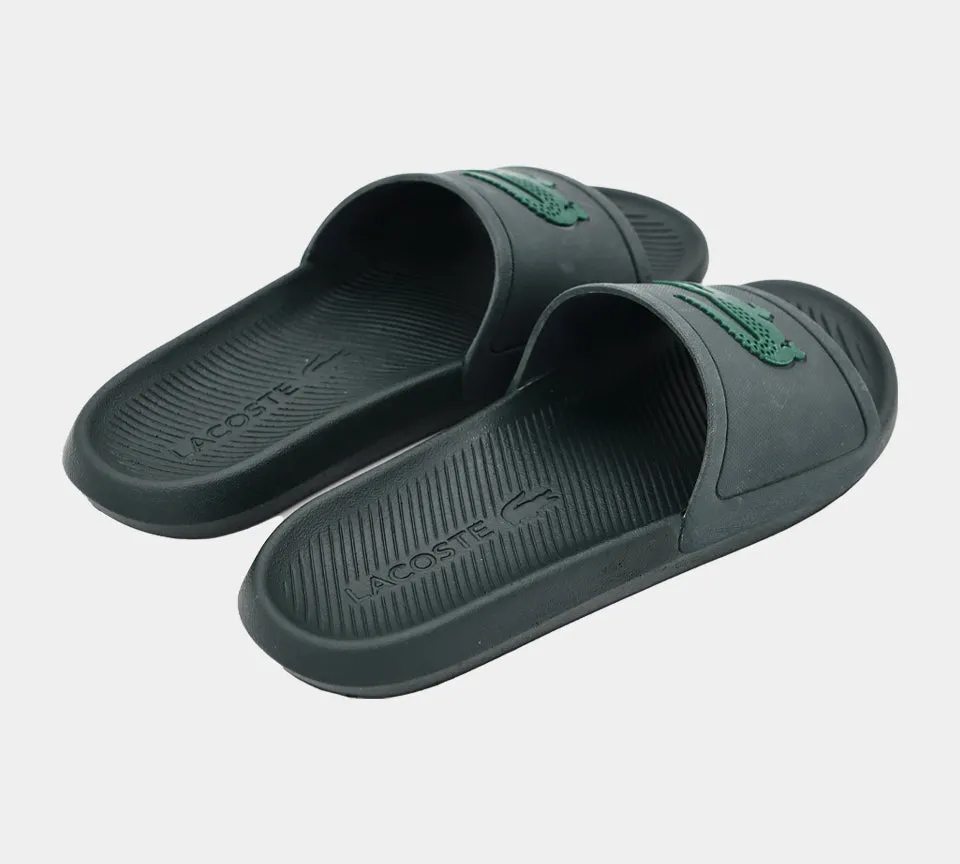 Lacoste Croco Slides 319 CMA 7-38CMAA0034DQ1 GREEN UK 7-10