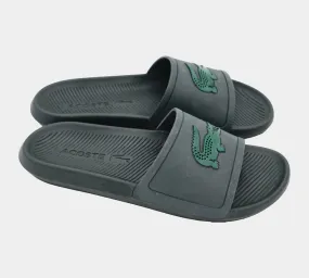 Lacoste Croco Slides 319 CMA 7-38CMAA0034DQ1 GREEN UK 7-10