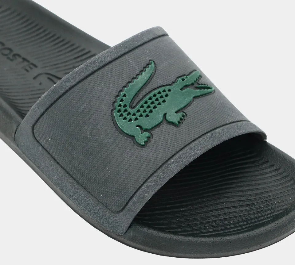 Lacoste Croco Slides 319 CMA 7-38CMAA0034DQ1 GREEN UK 7-10