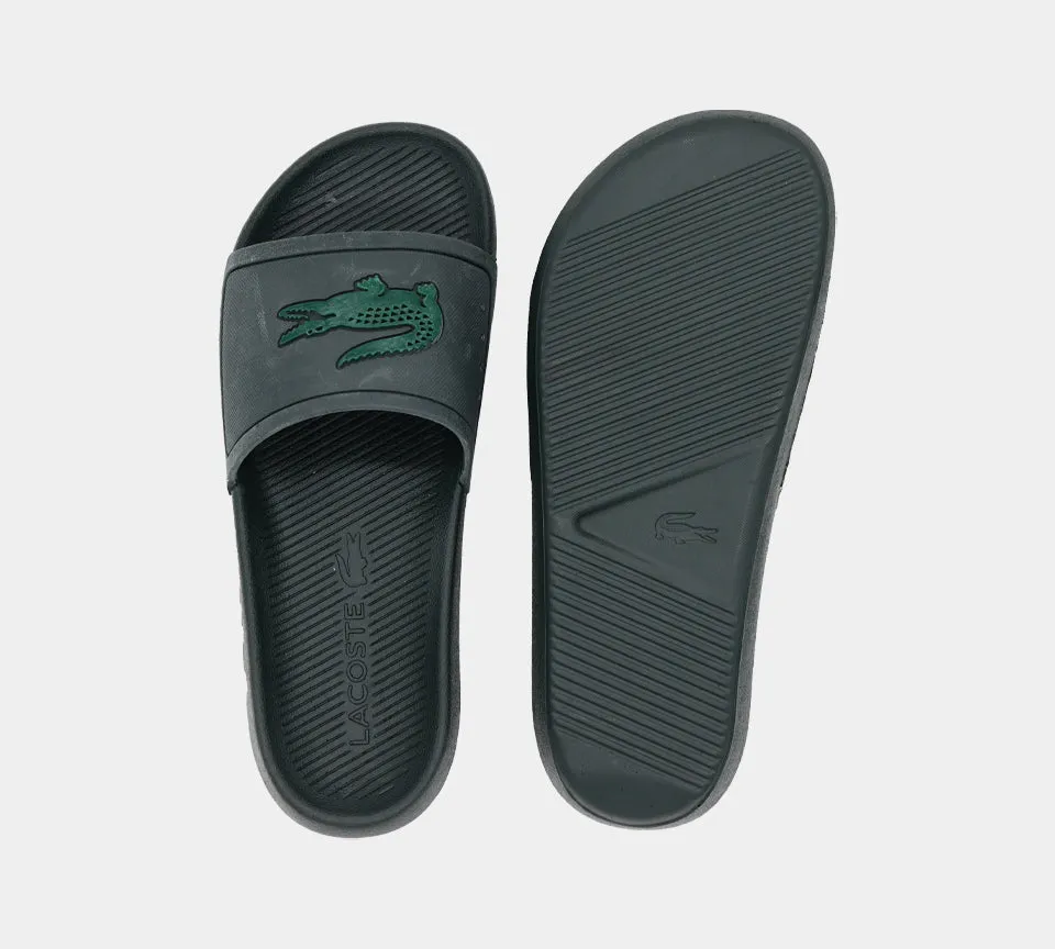 Lacoste Croco Slides 319 CMA 7-38CMAA0034DQ1 GREEN UK 7-10
