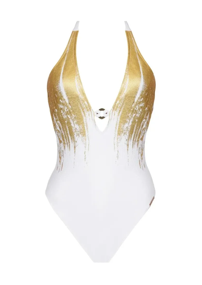 Lise Charmel Feuille D'or V-Neck Fullpiece