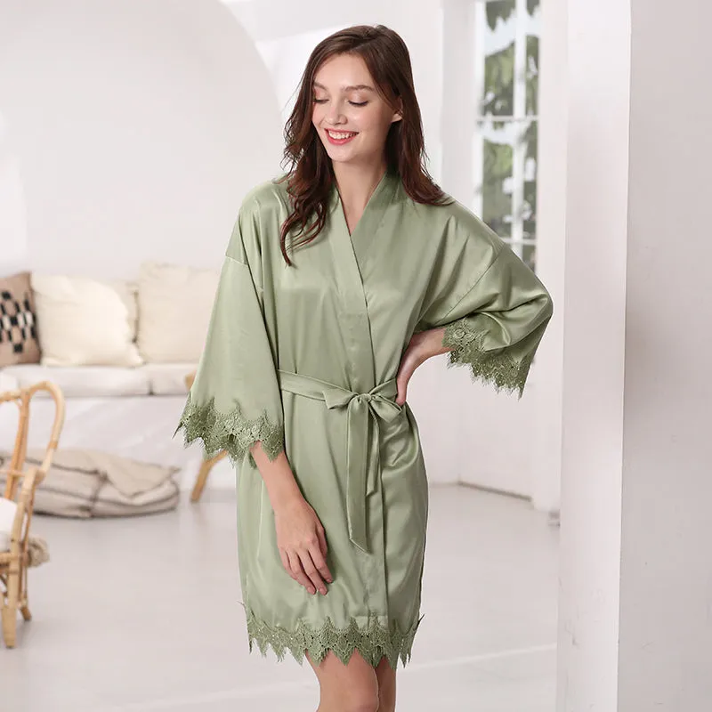 Luxe Bridal Bridesmaid Robe Wedding Day