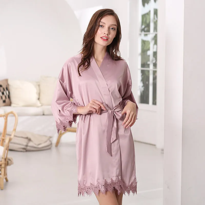 Luxe Bridal Bridesmaid Robe Wedding Day
