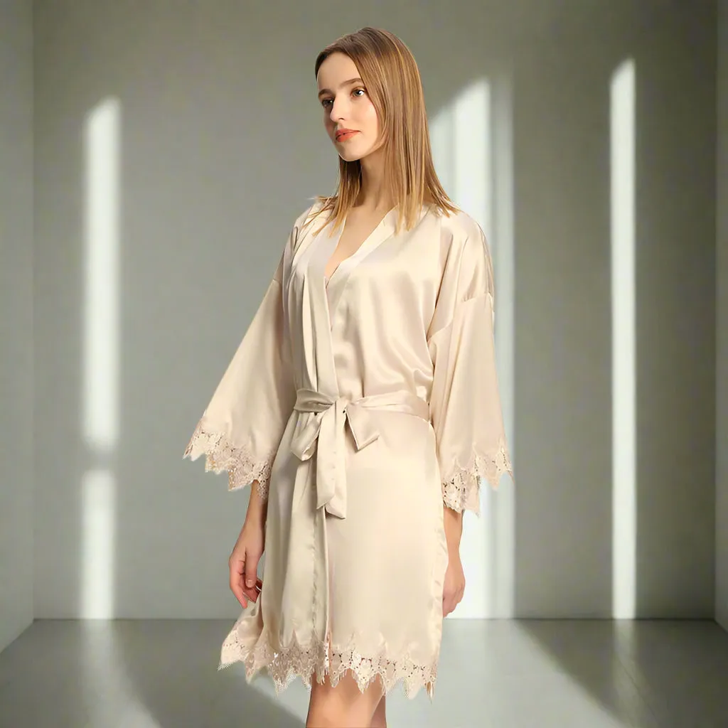 Luxe Bridal Bridesmaid Robe Wedding Day