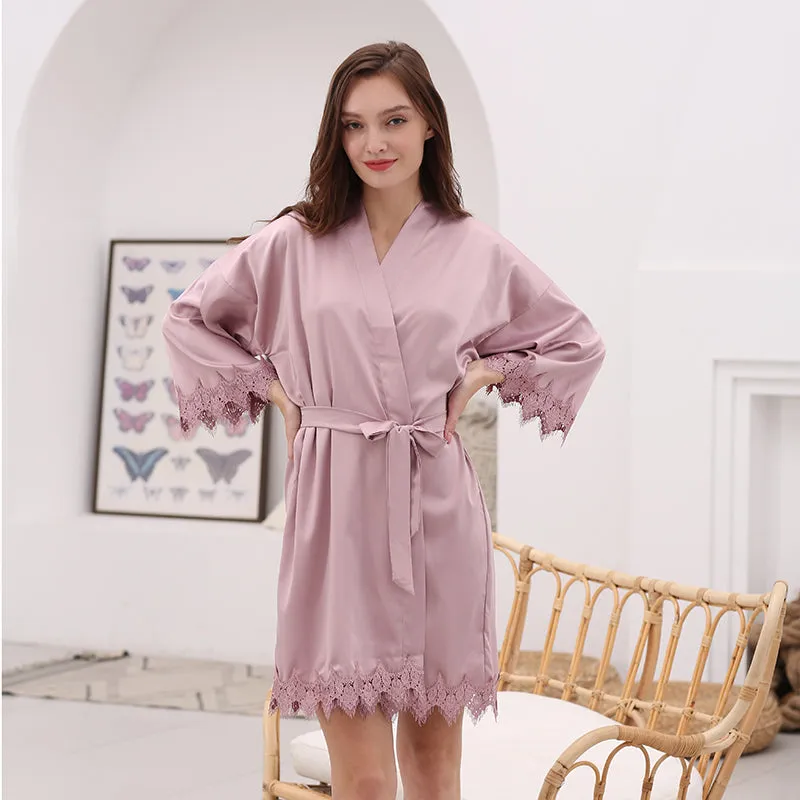 Luxe Bridal Bridesmaid Robe Wedding Day