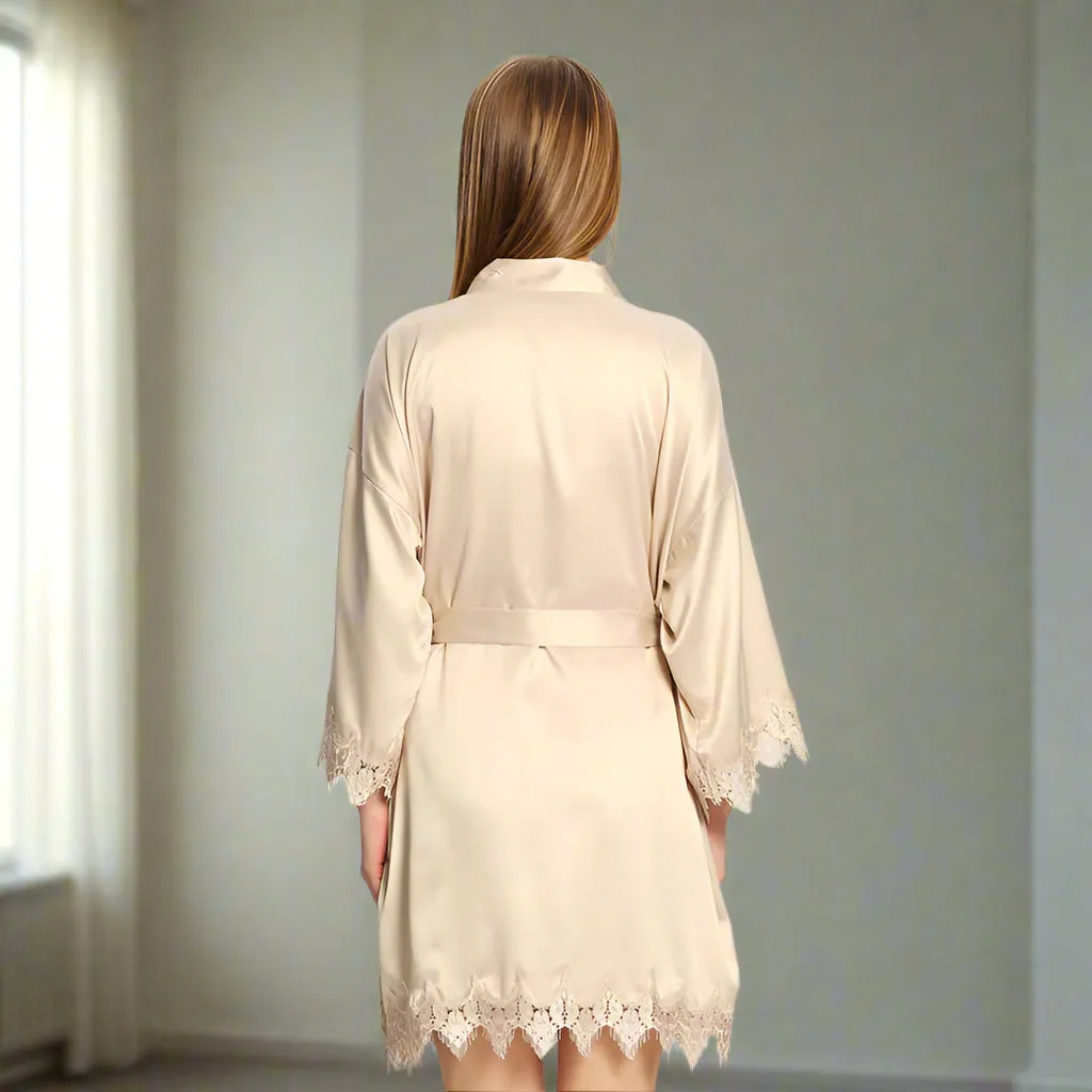 Luxe Bridal Bridesmaid Robe Wedding Day