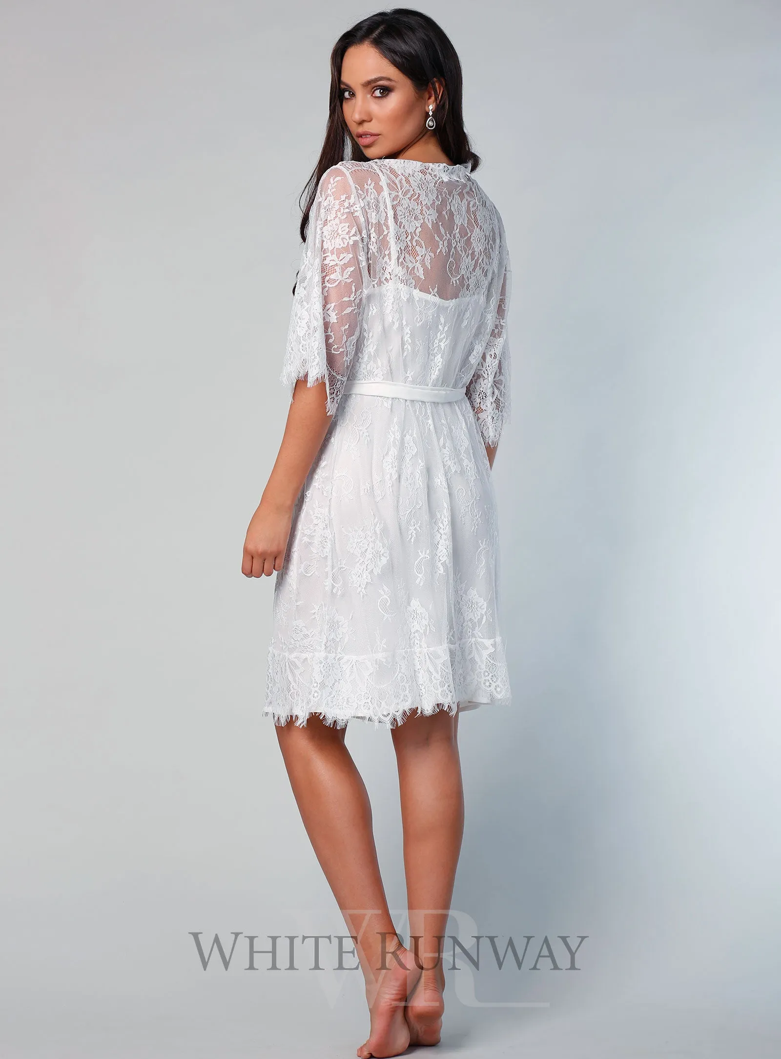 Lyon Short Lace Robe