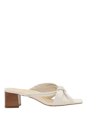 Marion Parke Laney 45 Block Heel in Light Cream