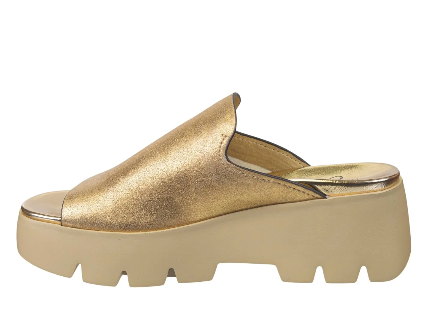 NAKED FEET - DRIFT in GOLD Platform Sandals