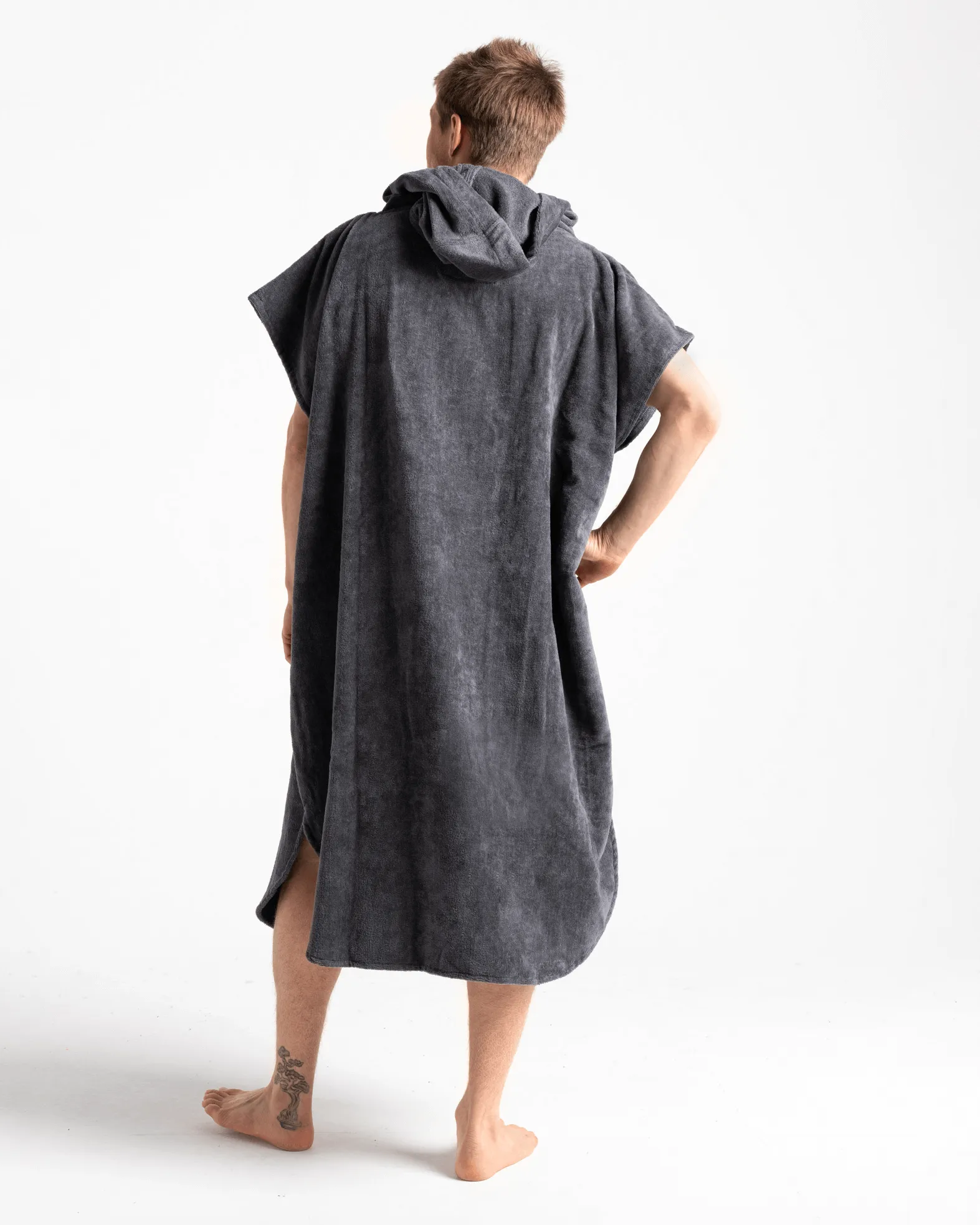 Original-Series Short Sleeve Changing Robe in Steel Grey