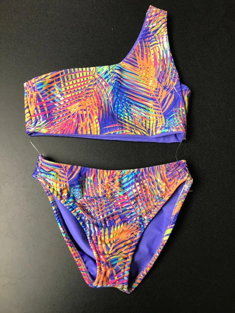 RAINBOW PALM 1 SHOULDER BIKINI